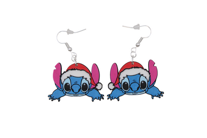 Stitch Christmas Earrings