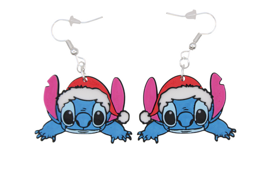 Stitch Christmas Earrings