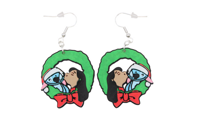 Stitch Christmas Earrings