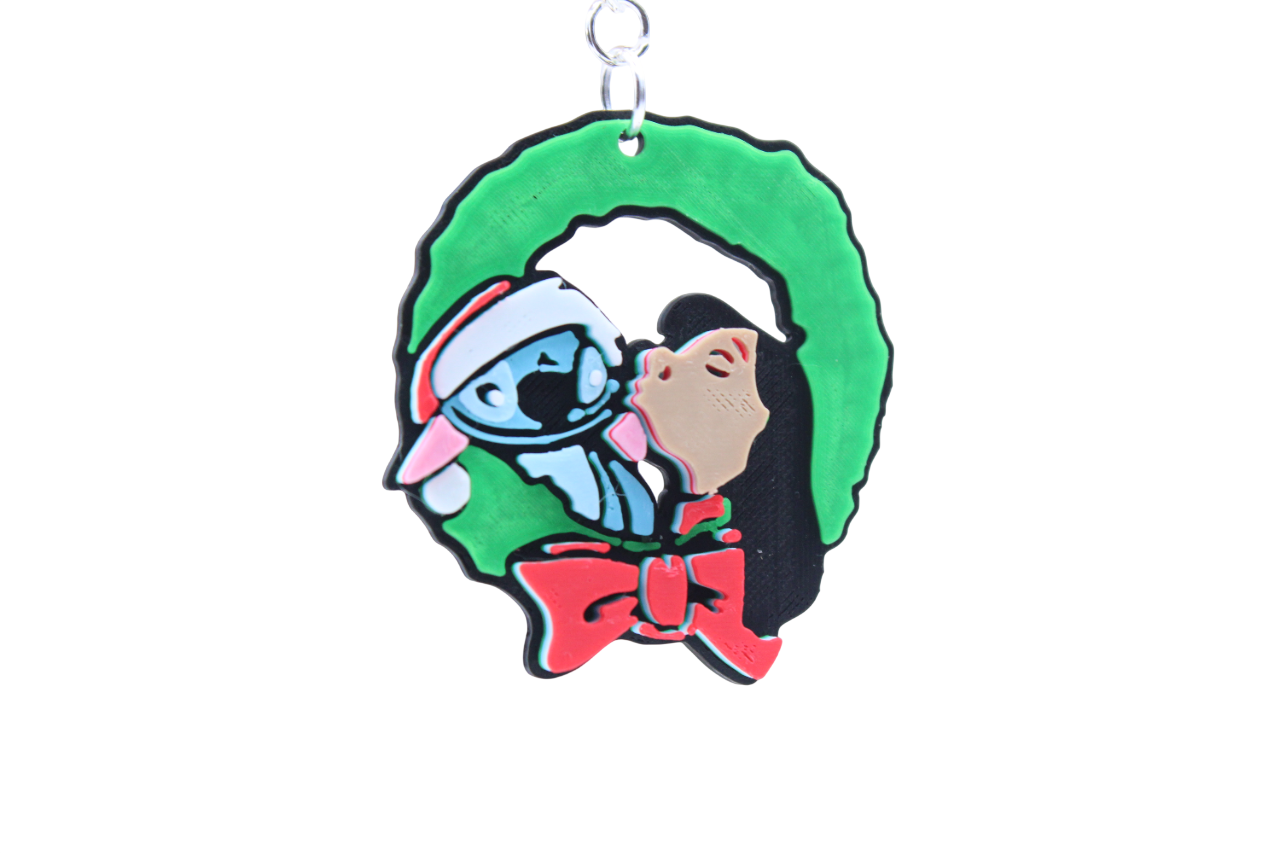 Stitch Christmas Earrings