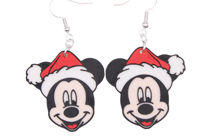 Mickey and Friends Christmas Earrings