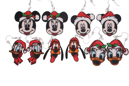 Mickey and Friends Christmas Earrings