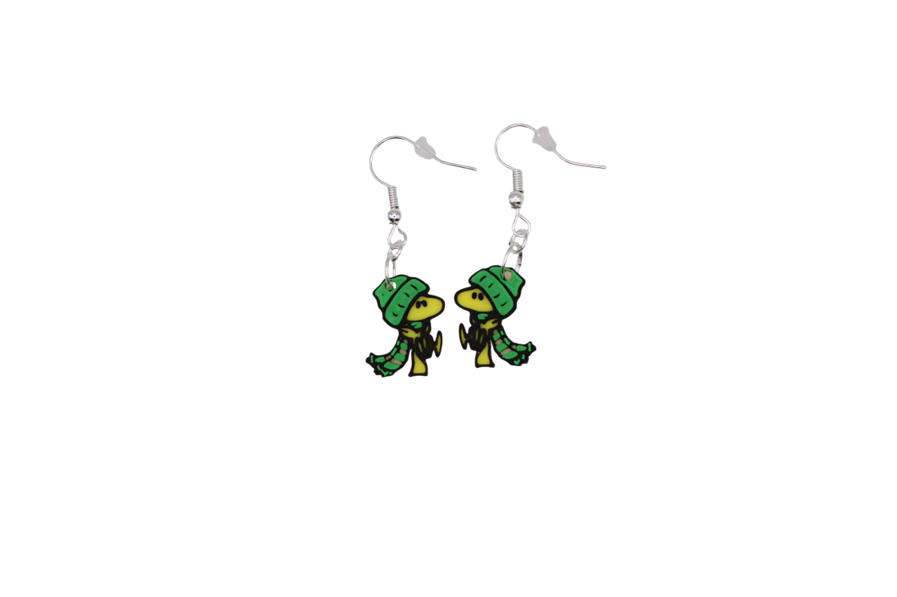Snoopy Christmas Earrings
