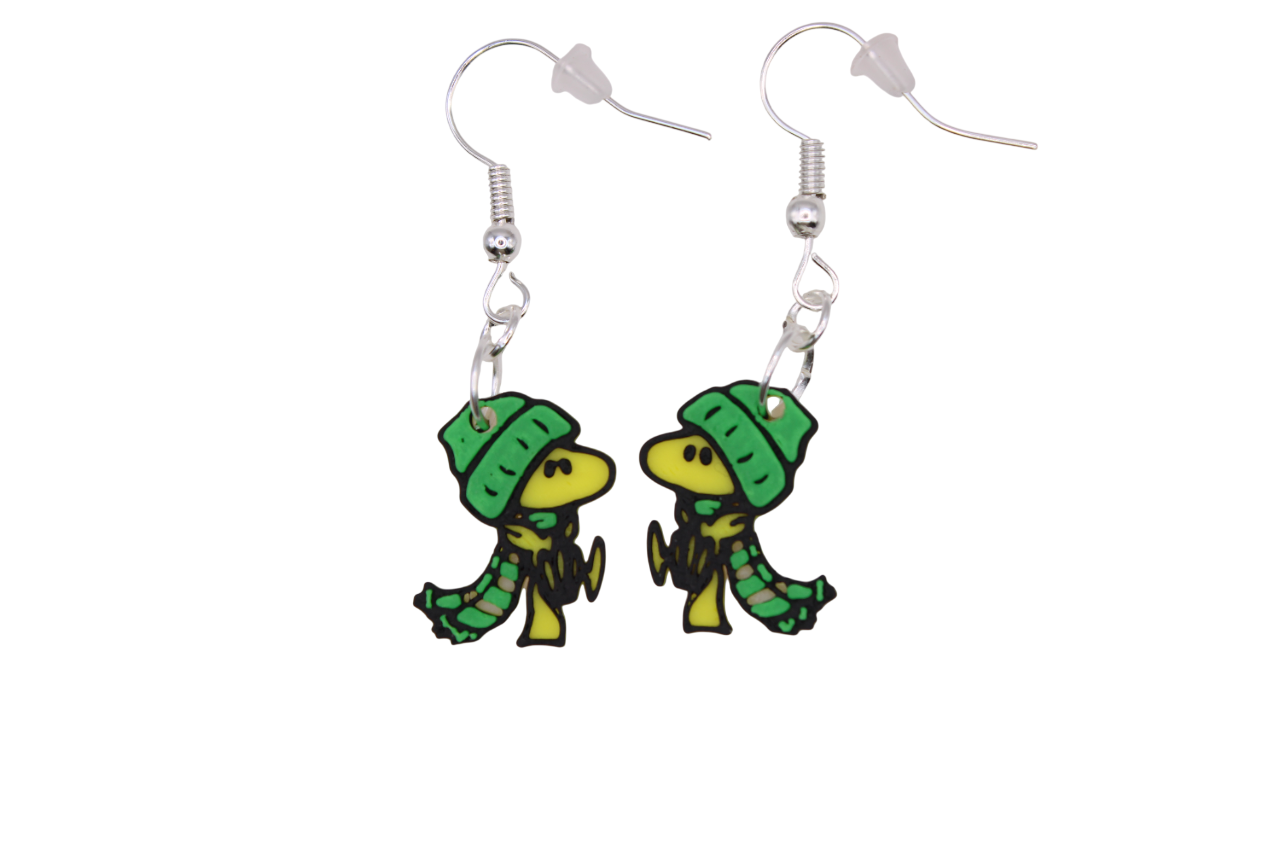 Snoopy Christmas Earrings