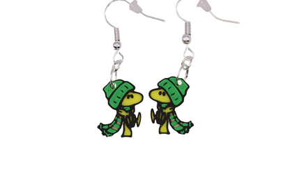Snoopy Christmas Earrings