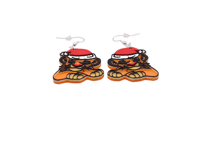 Simba Christmas Earrings
