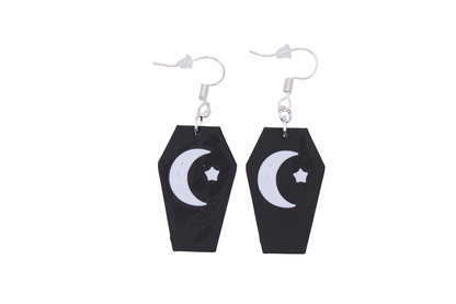 Coffin & Tombstone Earrings