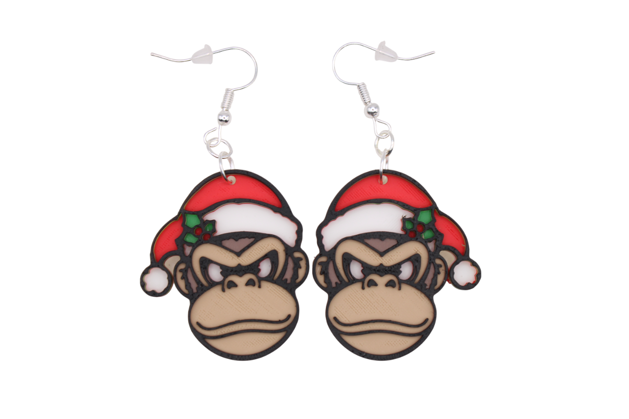 Gamer Christmas Earrings