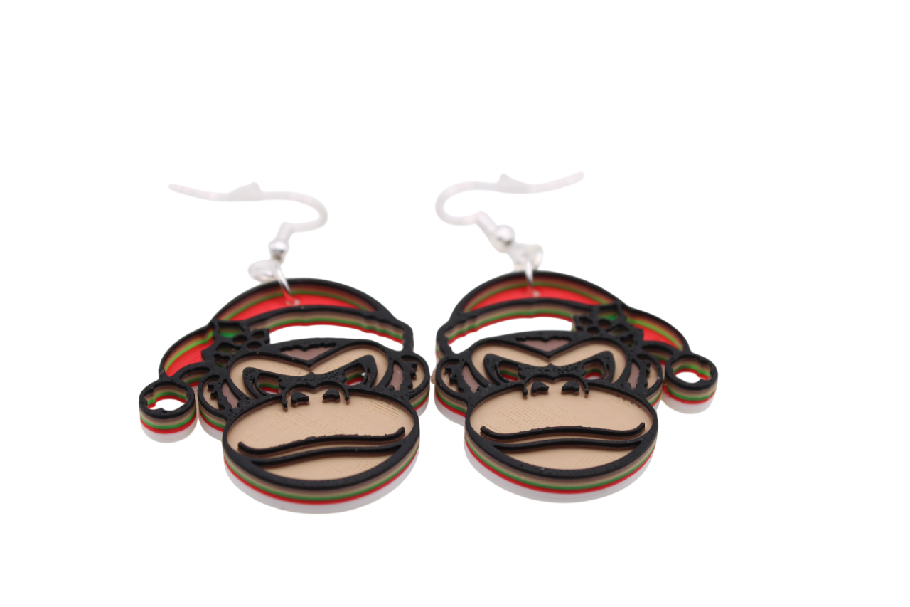 Gamer Christmas Earrings