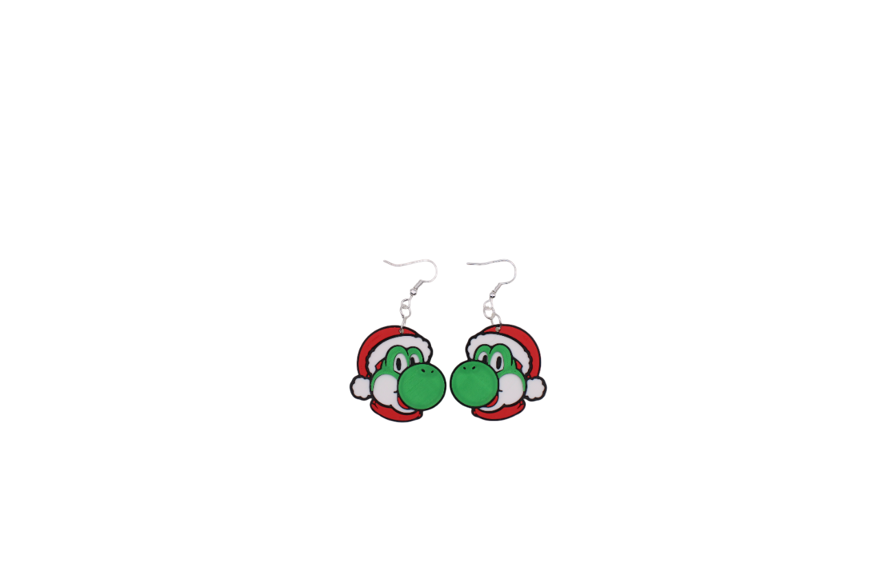 Gamer Christmas Earrings