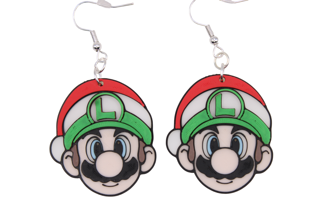 Gamer Christmas Earrings