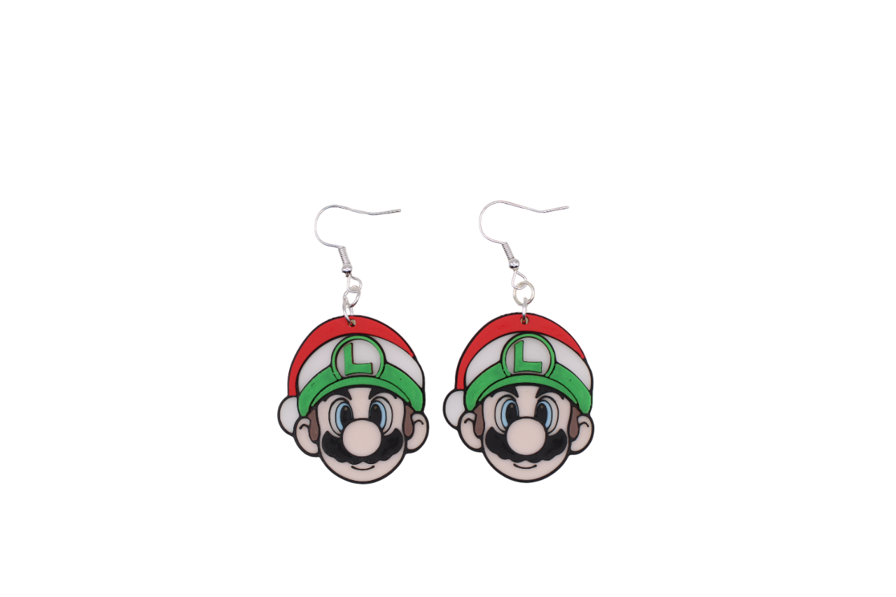 Gamer Christmas Earrings