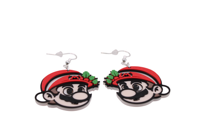 Gamer Christmas Earrings