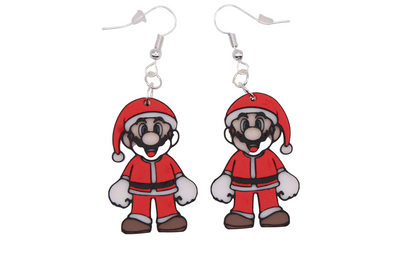 Gamer Christmas Earrings