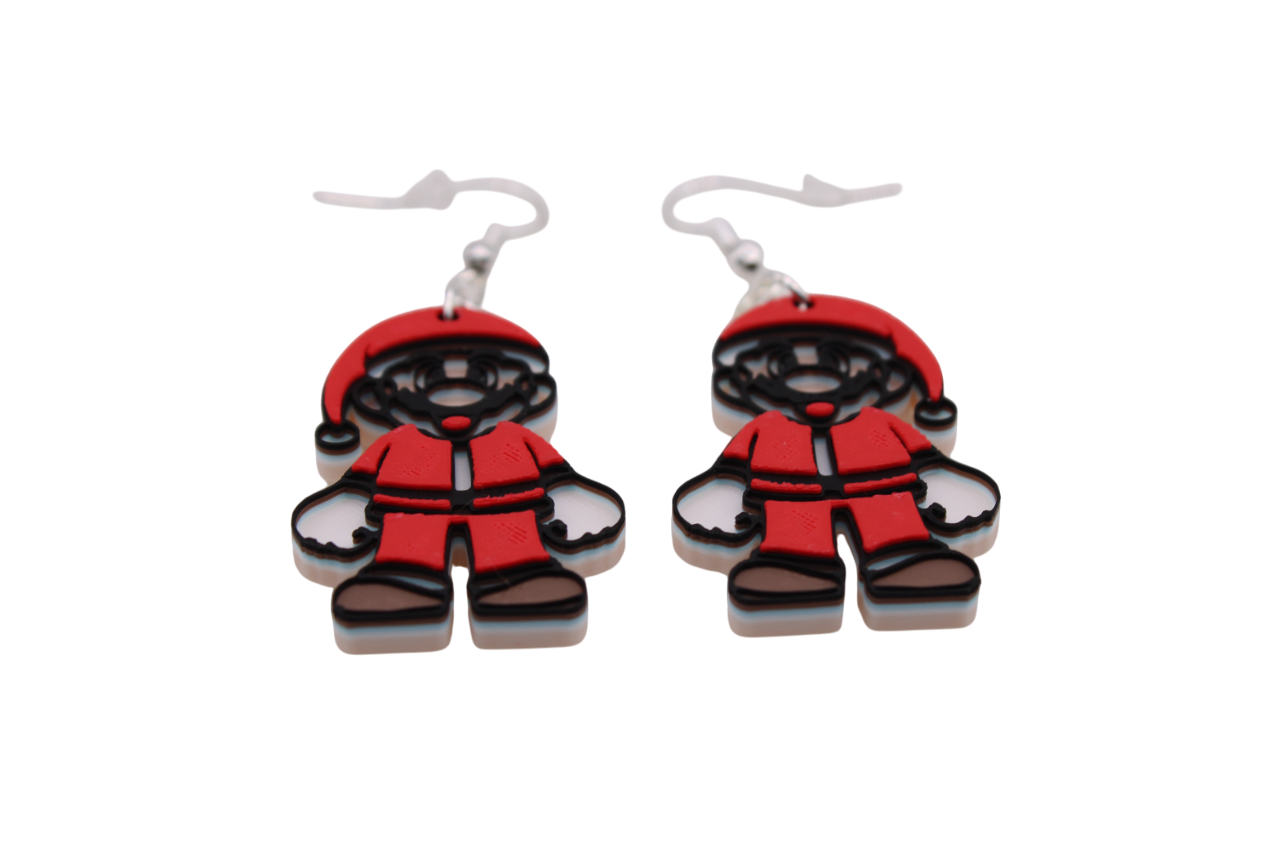 Gamer Christmas Earrings