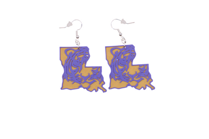 LSU Earrings - Louisiana State University