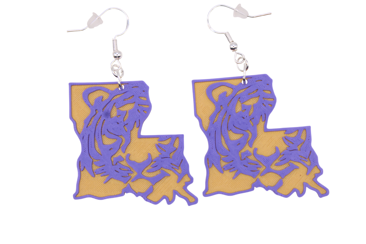 LSU Earrings - Louisiana State University