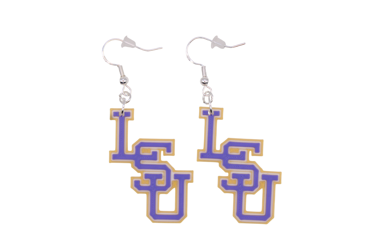 LSU Earrings - Louisiana State University