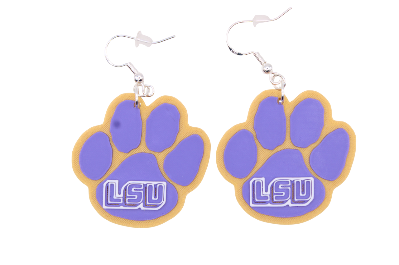 LSU Earrings - Louisiana State University