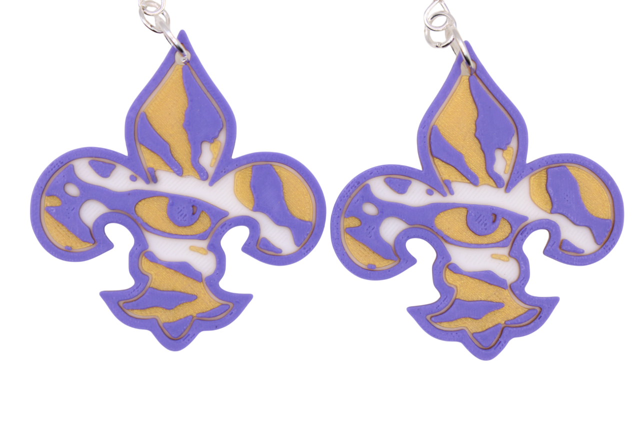 LSU Earrings - Louisiana State University
