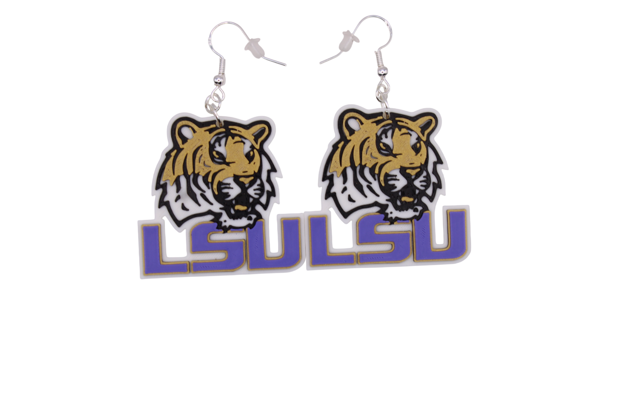 LSU Earrings - Louisiana State University