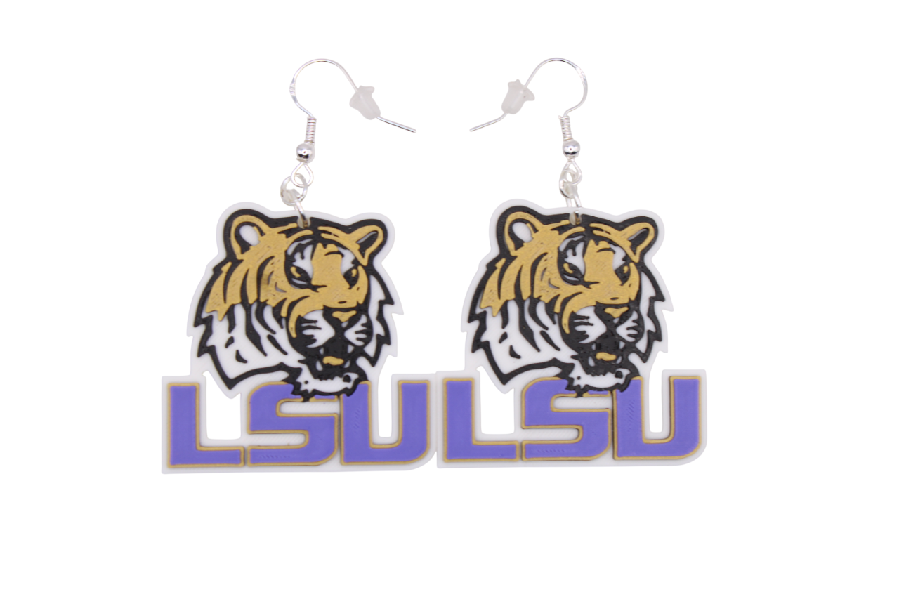 LSU Earrings - Louisiana State University