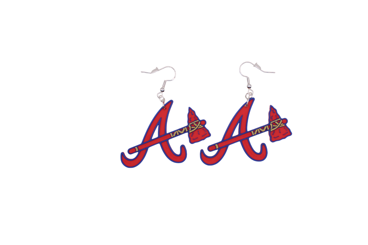 Atlanta Braves Earrings