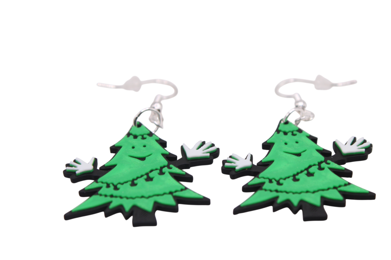 Christmas Tree Earrings