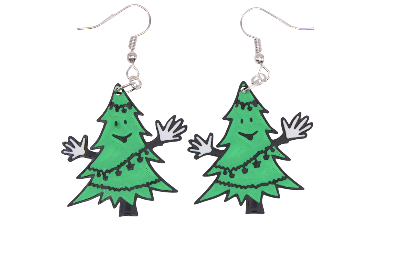 Christmas Tree Earrings