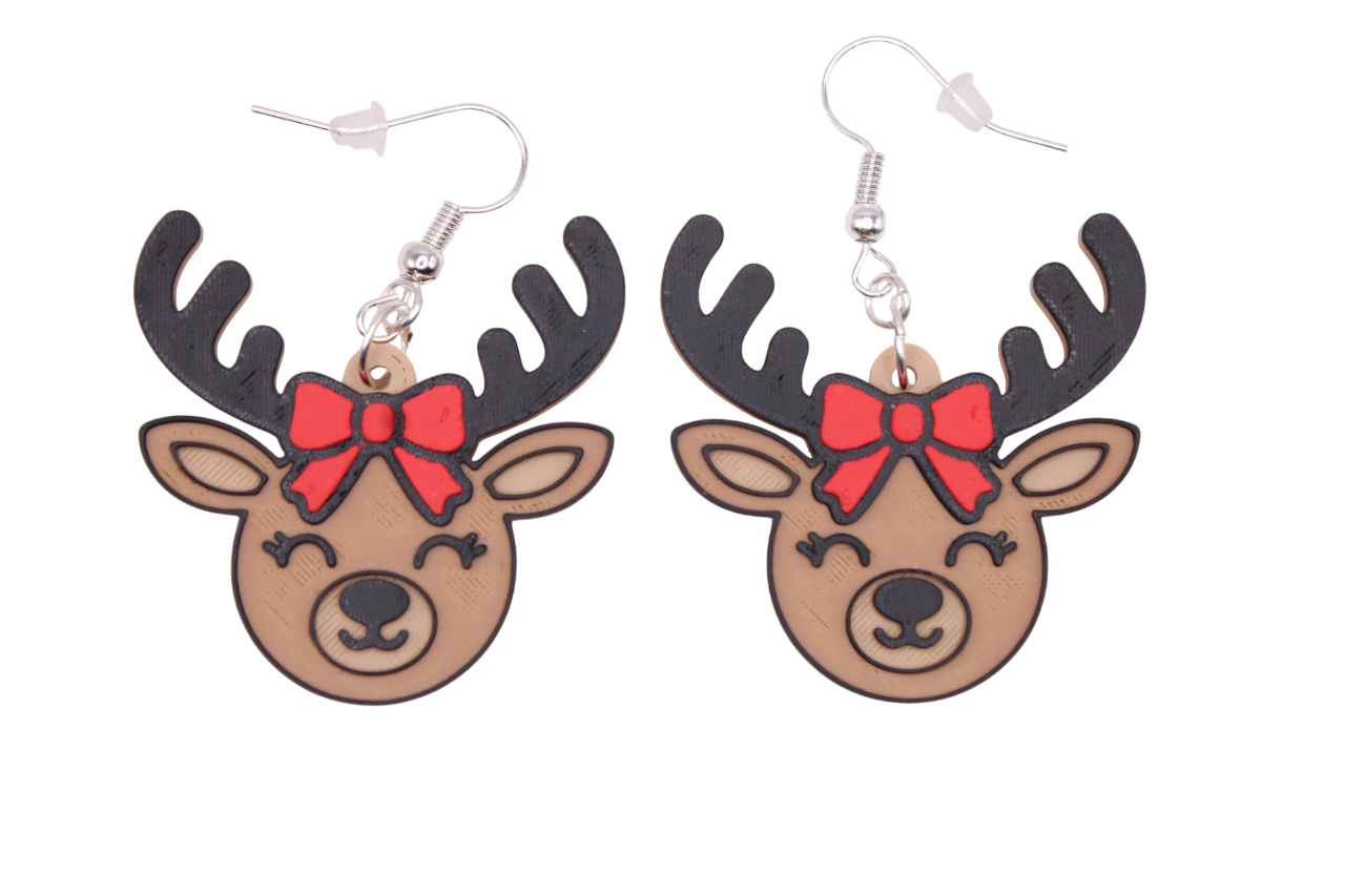 Reindeer Earrings