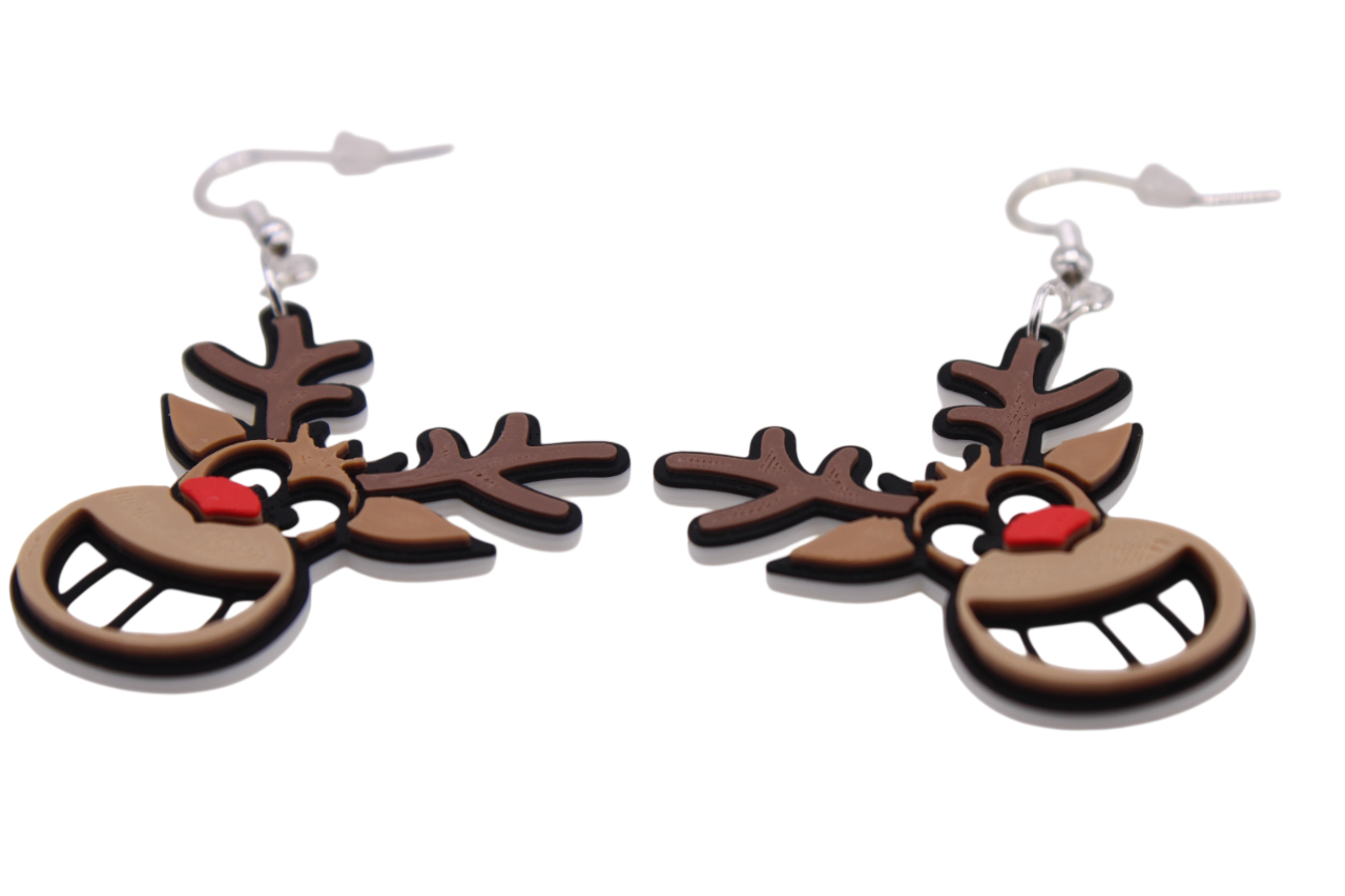 Reindeer Earrings