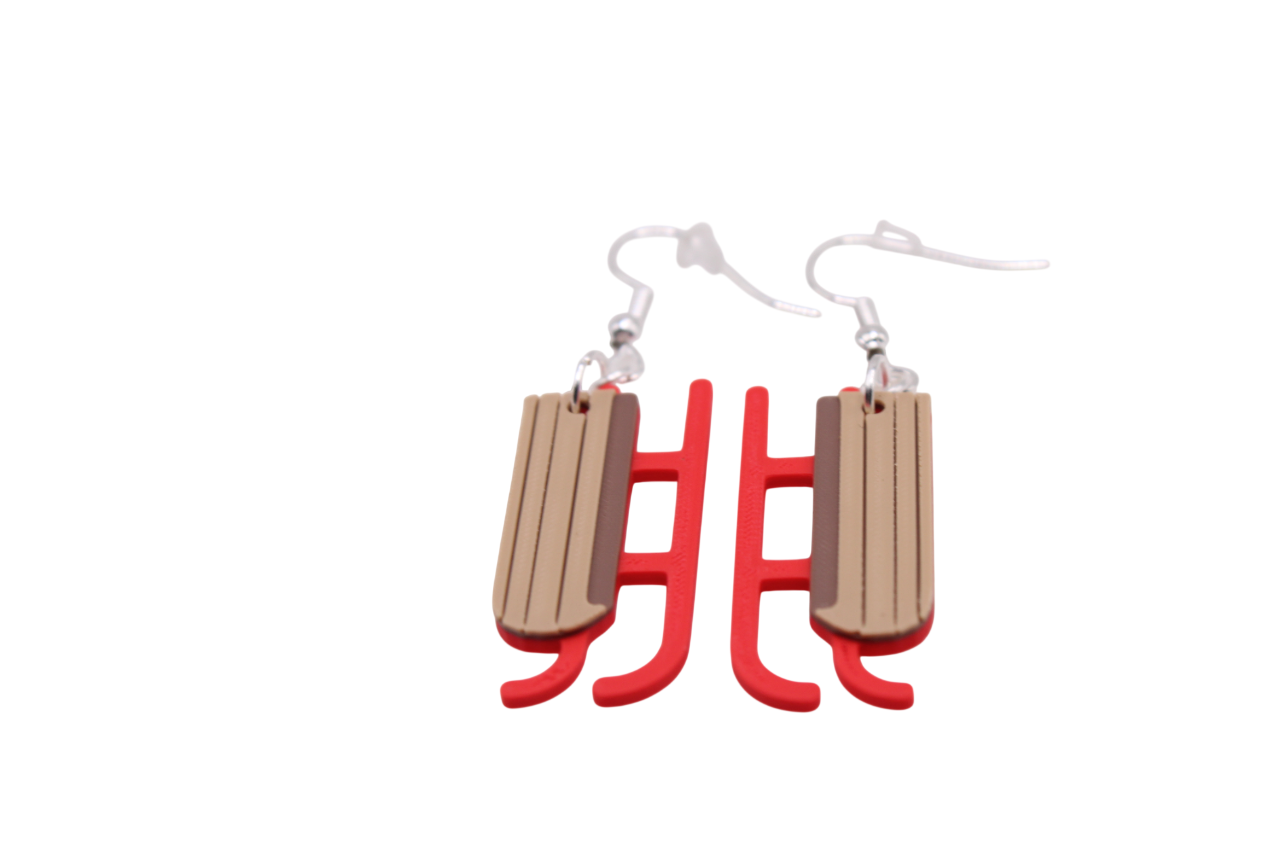 Present and Sleigh Earrings