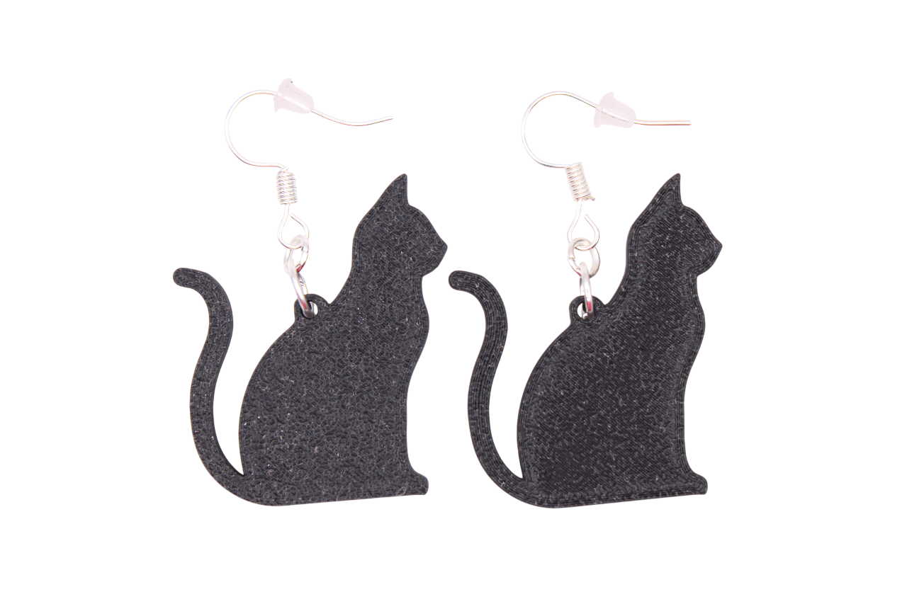 Cats, Owls and a Wolf Earrings