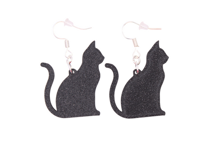 Cats, Owls and a Wolf Earrings
