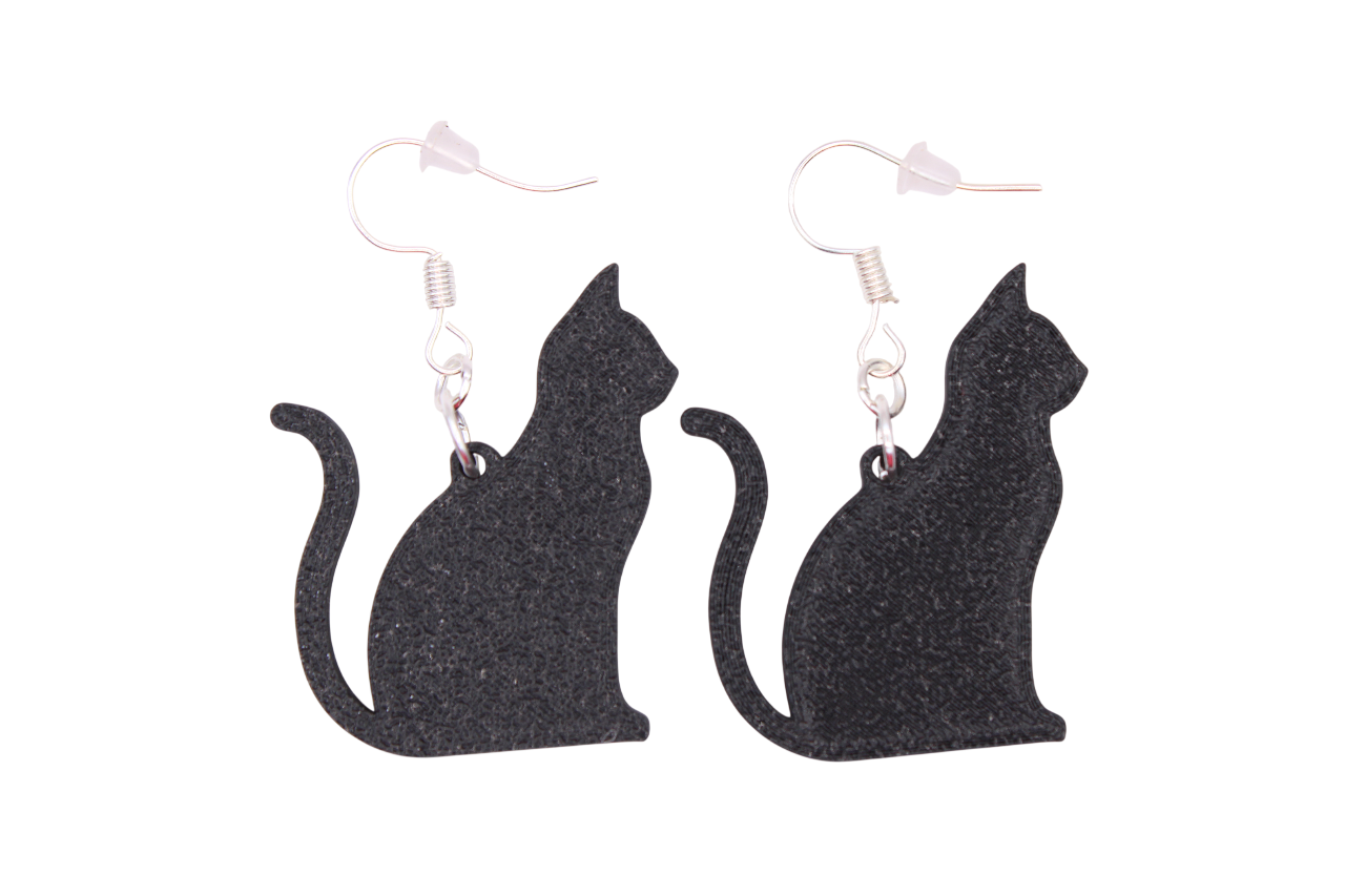 Celestial Creatures Earrings - Cats, Owls, and Moons