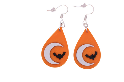 Bat Teardrop Earrings