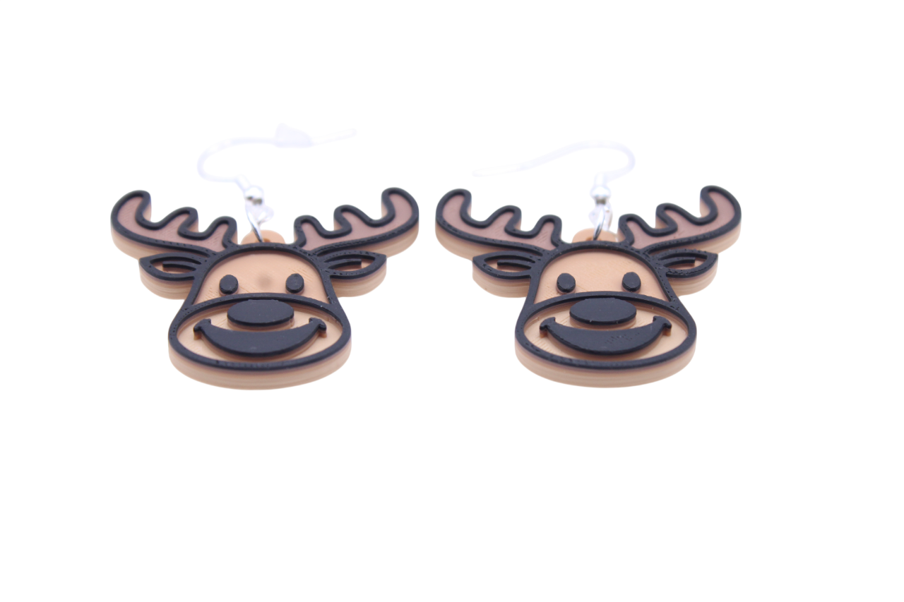 Reindeer Earrings