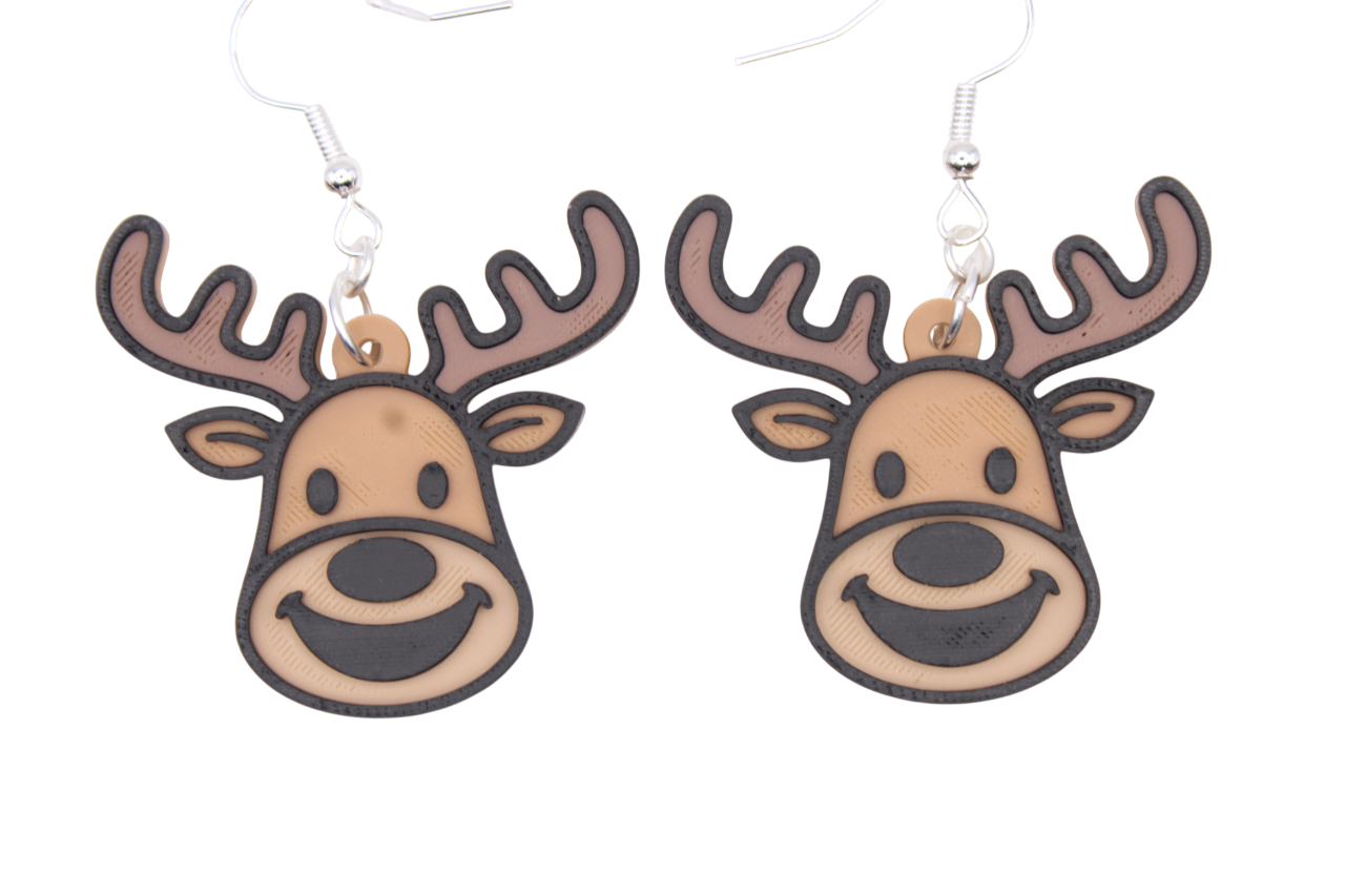 Reindeer Earrings