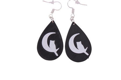 Celestial Creatures Earrings - Cats, Owls, and Moons