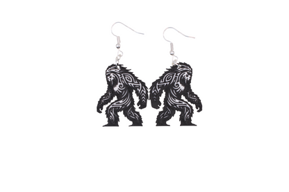 Snowman and Yeti Earrings