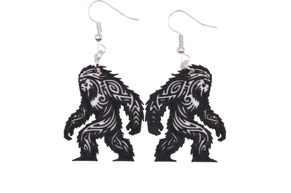 Snowman and Yeti Earrings