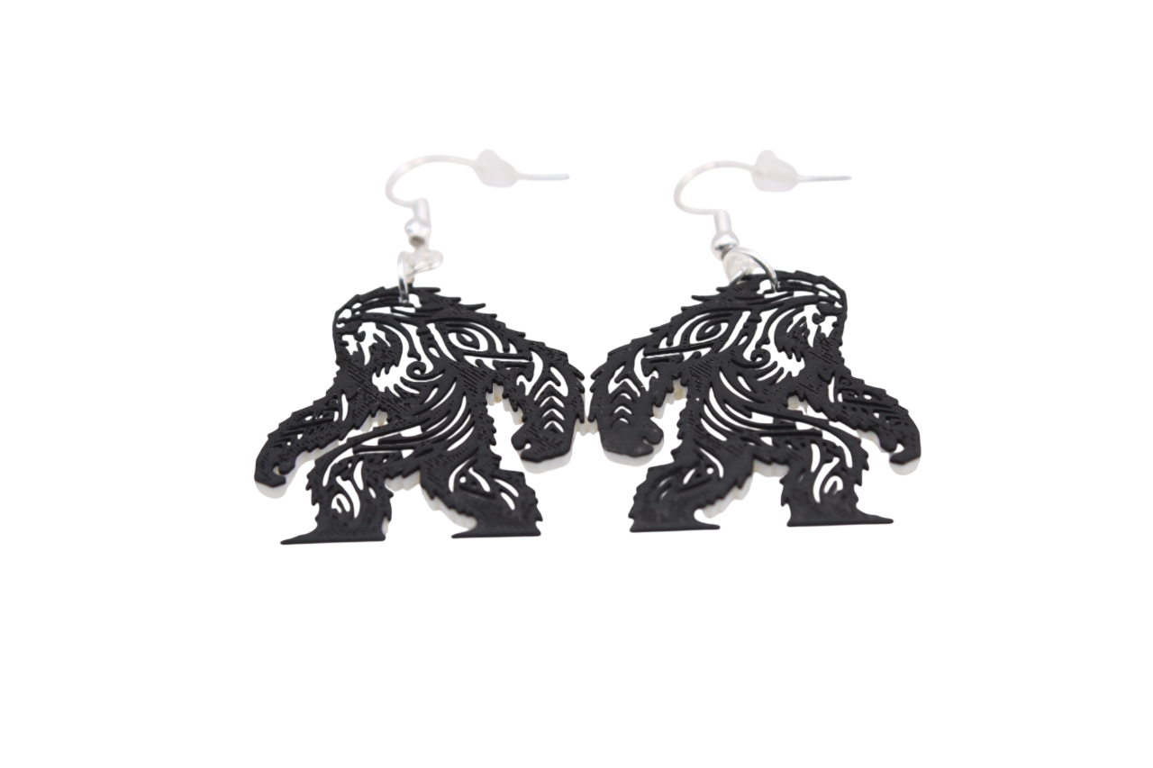 Snowman and Yeti Earrings