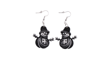 Snowman and Yeti Earrings