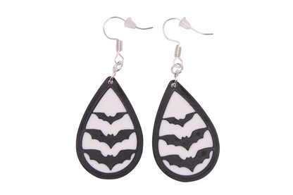 Bat Teardrop Earrings
