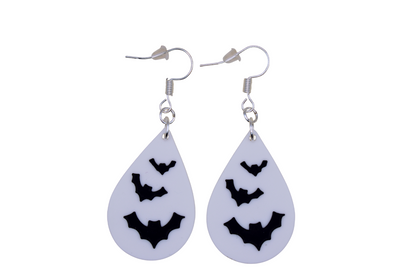Bat Teardrop Earrings