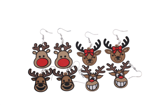Reindeer Earrings