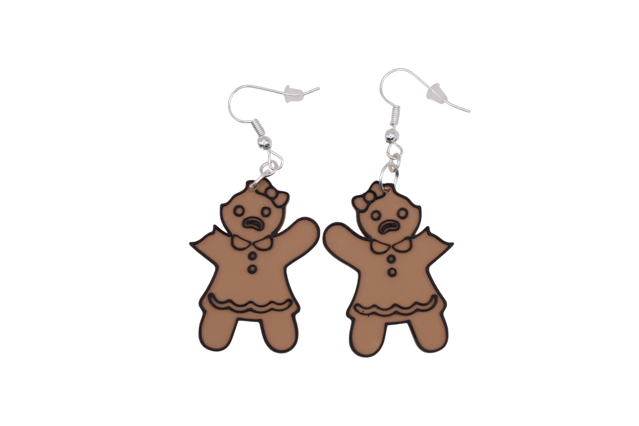 Gingerbread Earrings