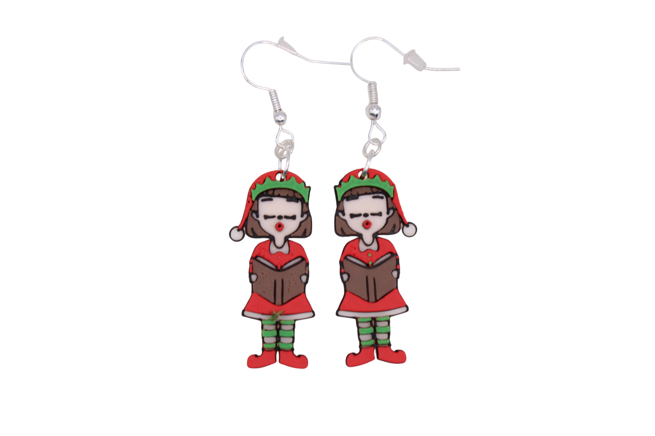 Minions, Elves, and Caroler Earrings