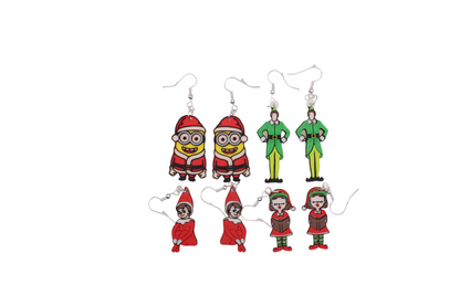 Minions, Elves, and Caroler Earrings
