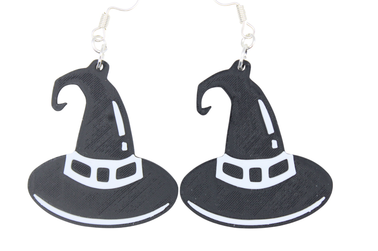 Witch and Cauldron Earrings